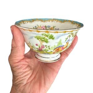 Vintage Royal Albert Bone China England Chelsea Bird Small Bowl